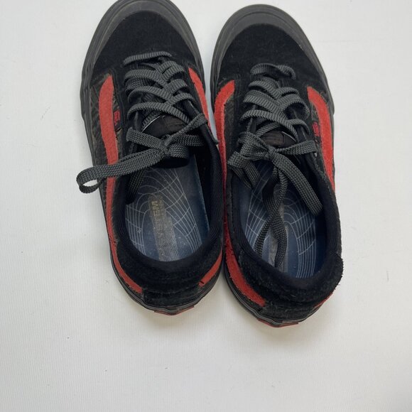 Vans Men’s Baker Style 112 Pro Skate Shoes Size 8 Black Red Suede Low Top Read - Picture 7 of 15